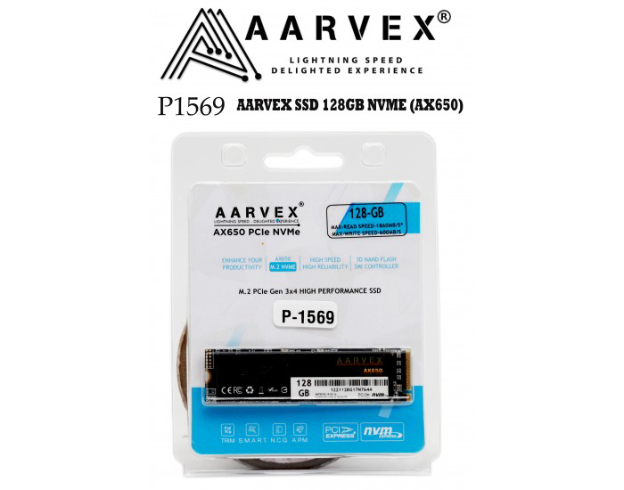 AARVEX SSD 128GB NVME (AX650)